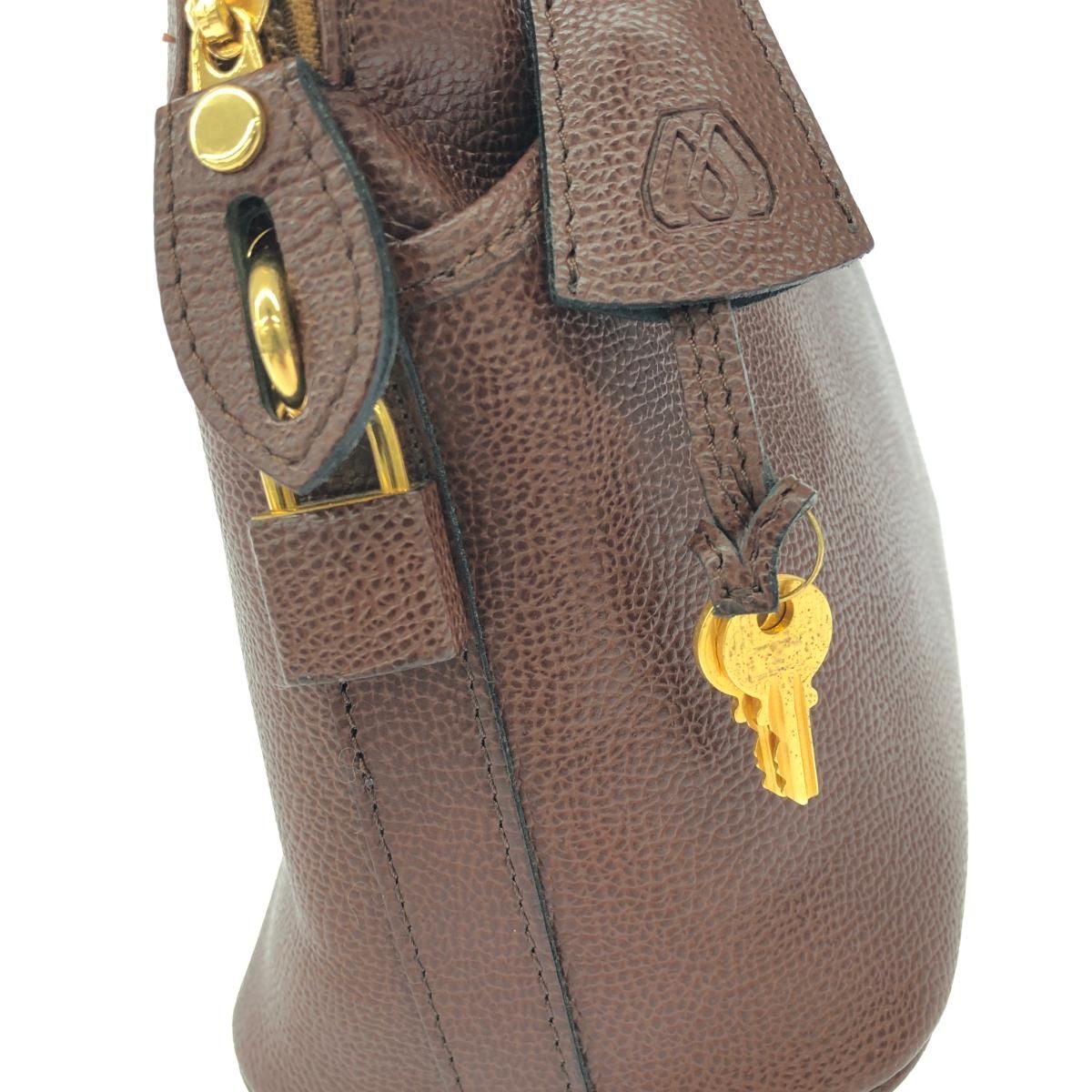 MORABITO モラビト 2WAYバッグ ディナ レザー ブラウン レディース