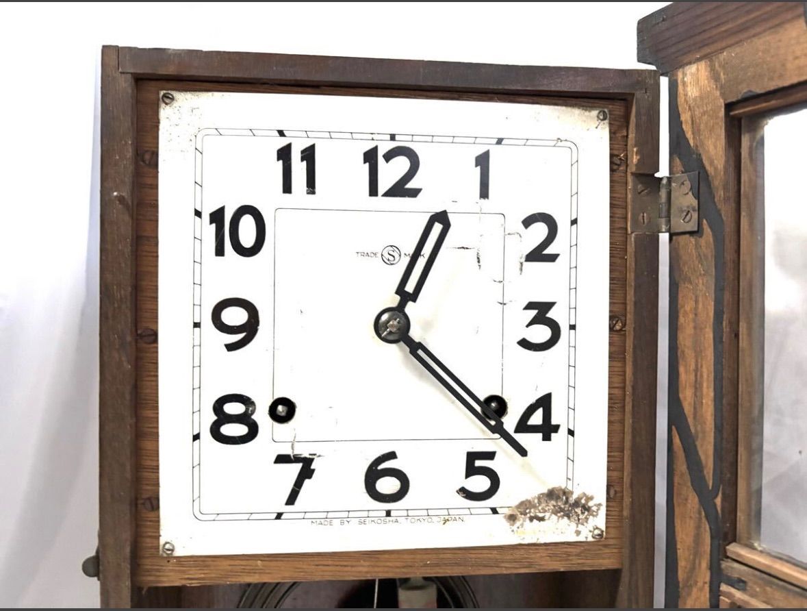 精工舎 セイコーシャSEIKO 振り子時計 柱時計 MADE BYSEIKOSHA, TOKYO