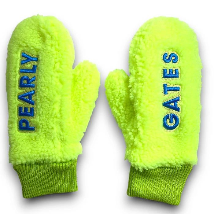 PEARLY GATES パーリーゲイツ ゴルフ カラフルロゴ刺繍 ボアフリース