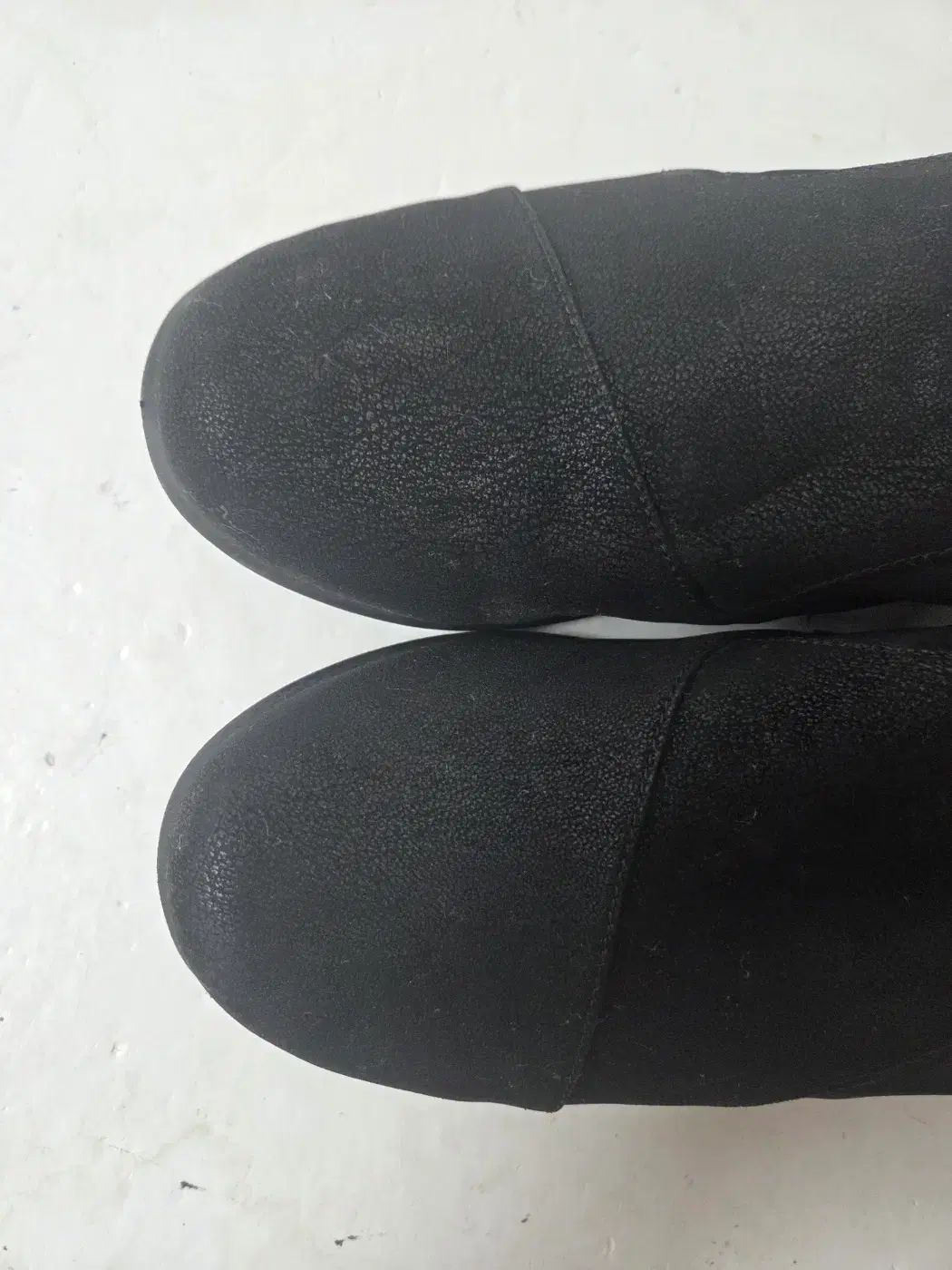 スリッポン ブラック