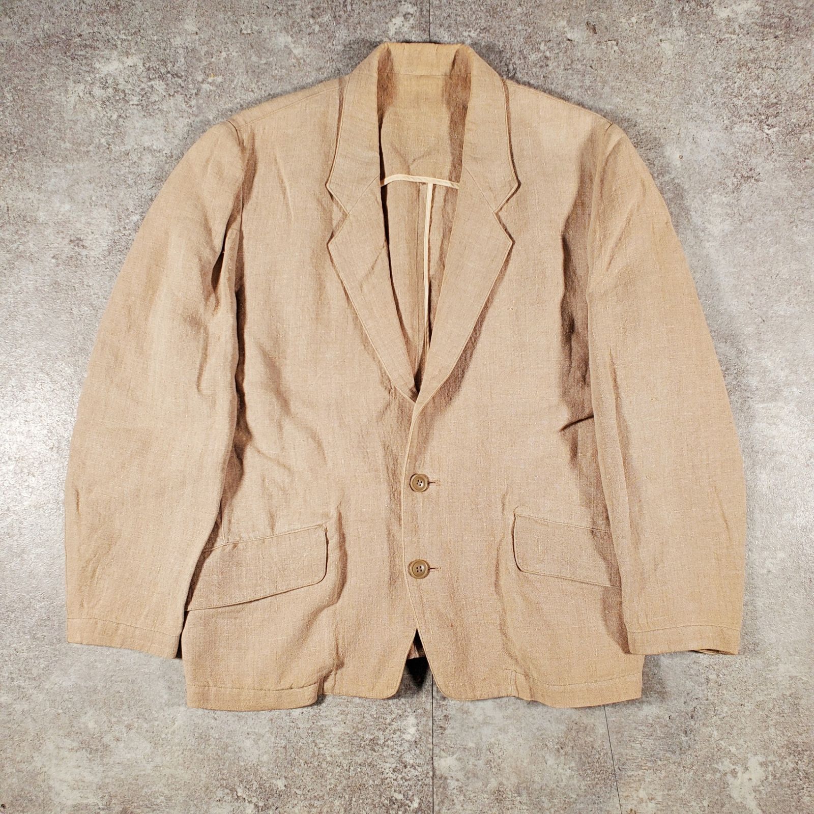ISSEY MIYAKE 90s 91SS リネン テーラードジャケット ISSEY MIYAKE イッセイミヤケ リネン 日本製 ジャケット テーラード