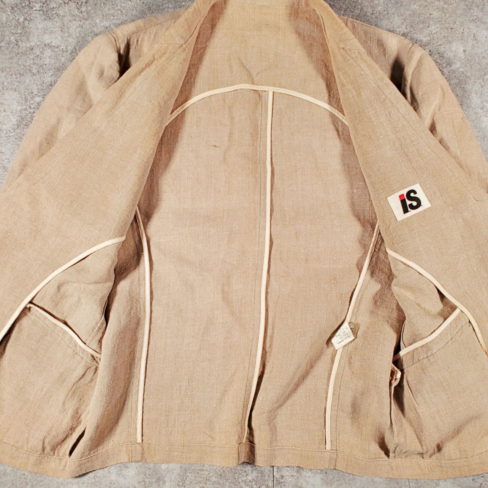 ISSEY MIYAKE イッセイミヤケ リネン 日本製 ジャケット テーラード