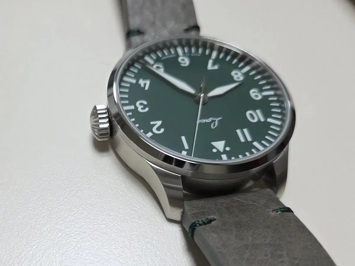  Laco ラコ ベーシック 42 緑版 口コミ多数 自動巻き時計 腕時計(アナログ)