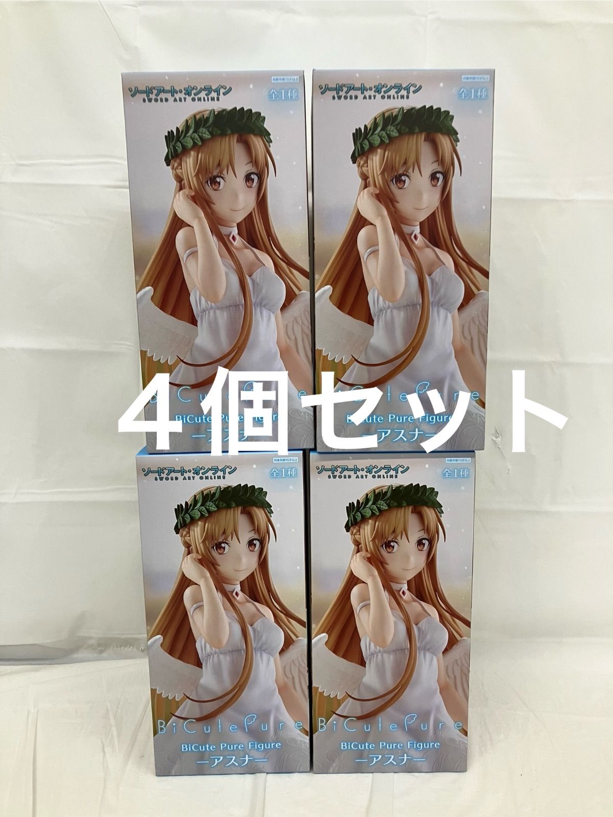 未開封 ソードアートオンライン BiCute Pure Figure アスナ 4個セット