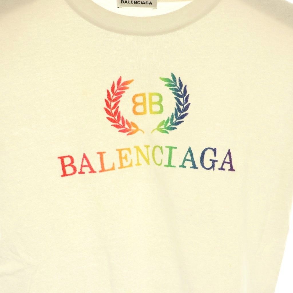 BALENCIAGA』バレンシアガ (XS) BBロゴ 半袖BIG Tシャツ 『BALENCIAGA