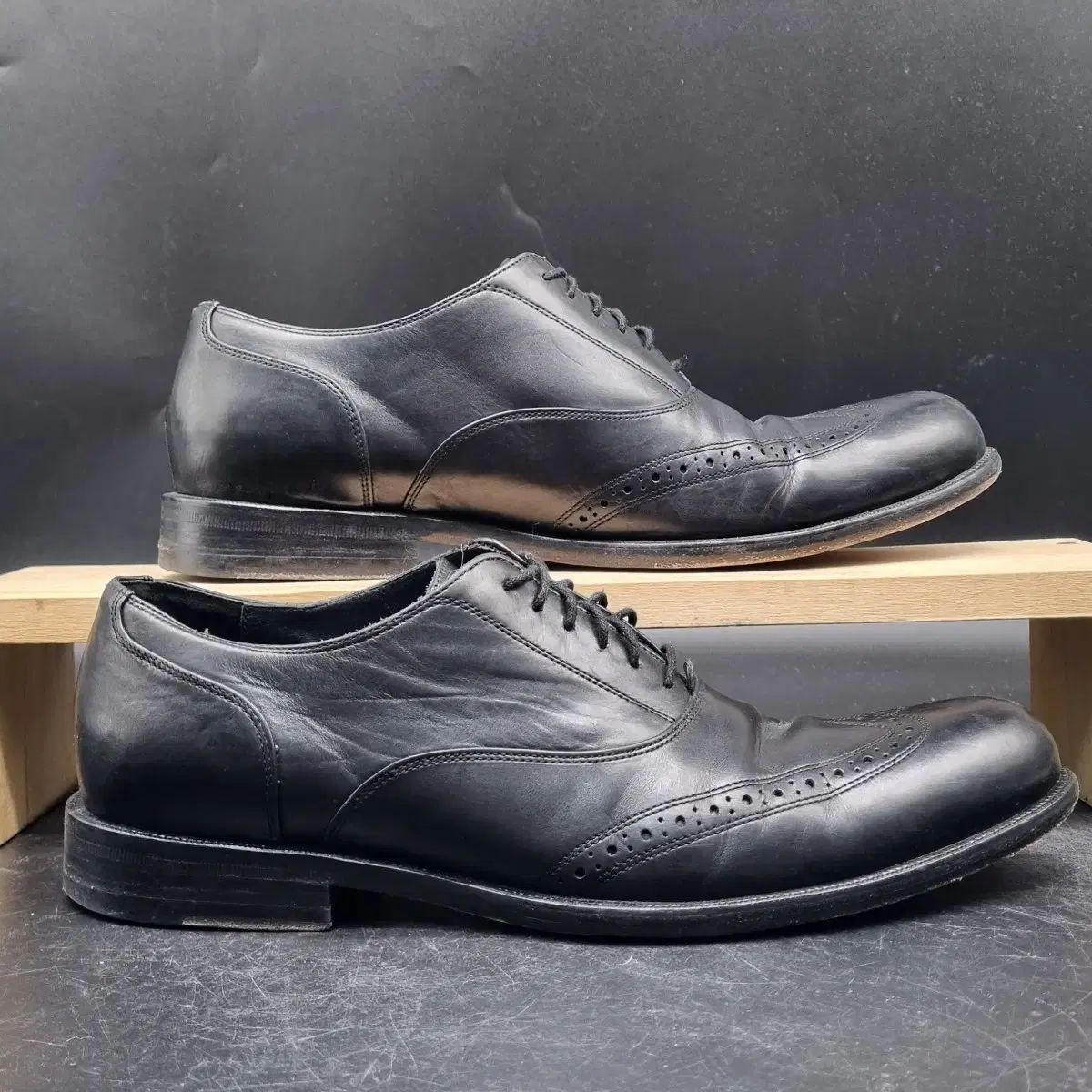 コールハーン ウイングチップ メンズドレスシューズ 9m 260