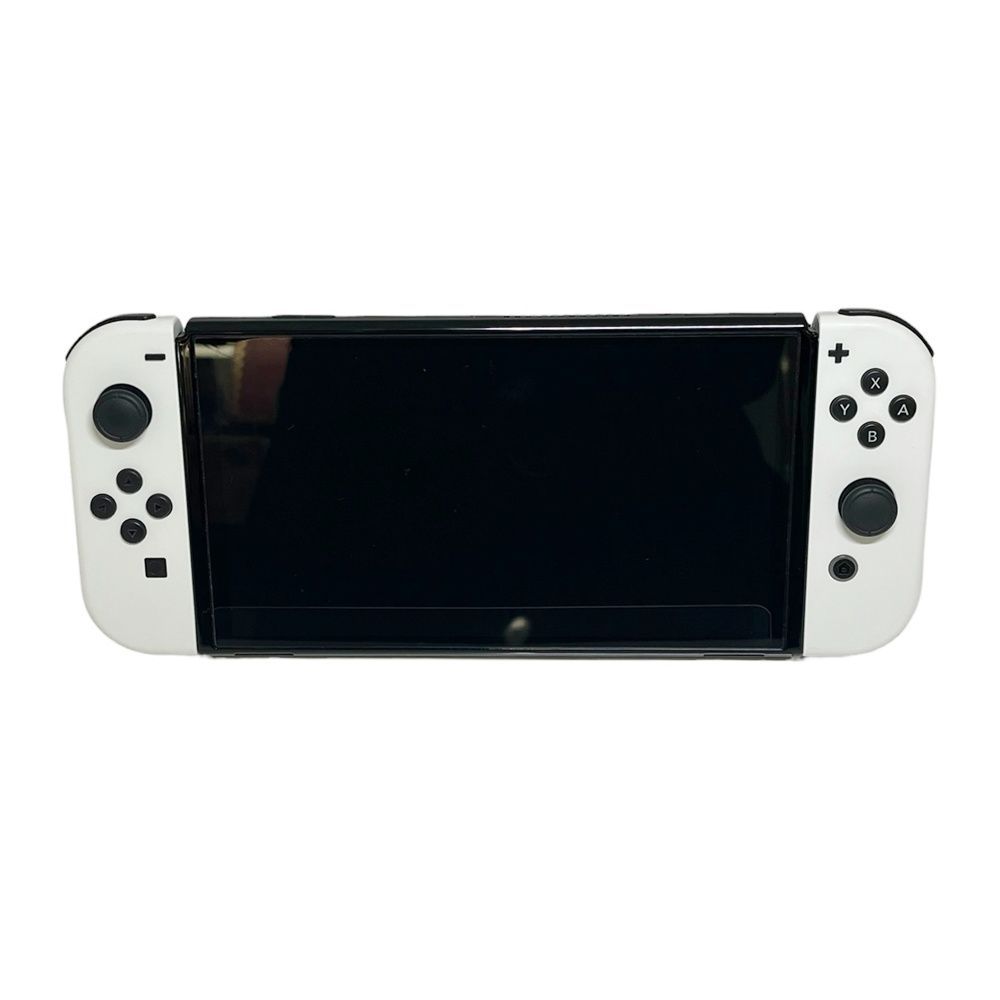 Nintendo【任天堂】Switch 有機ELモデル 白×黒 本体のみ 画面保護