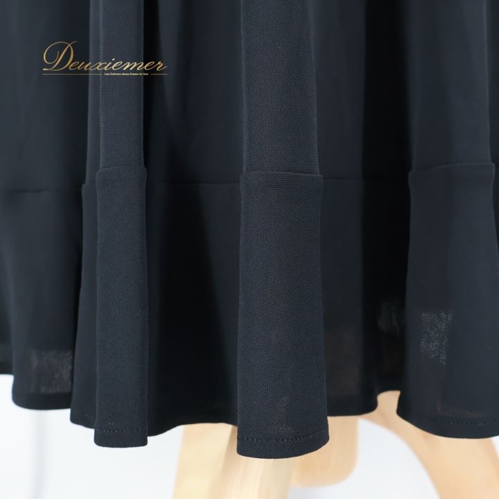 社交ダンス 衣装 スカート ブラック系 チャコット Chacott 黒 日本製