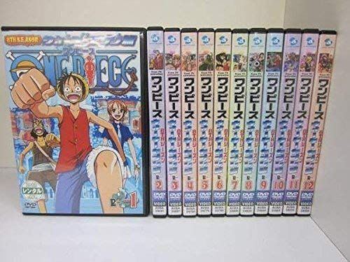 【】【非常に良い】ONE PIECE ワンピース 8thシーズン ウォーターセブン篇 [レンタル落ち] 全12巻セット [マーケットプレイスDVDセット商品]