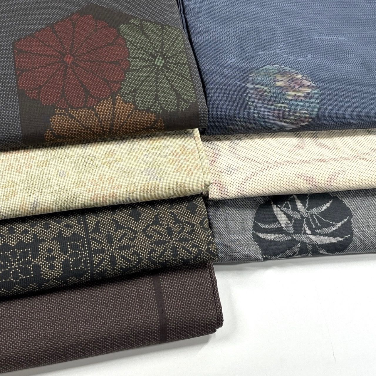 大島紬 正絹 着物まとめ売り 同梱 リメイク用 着付け練習用 12131