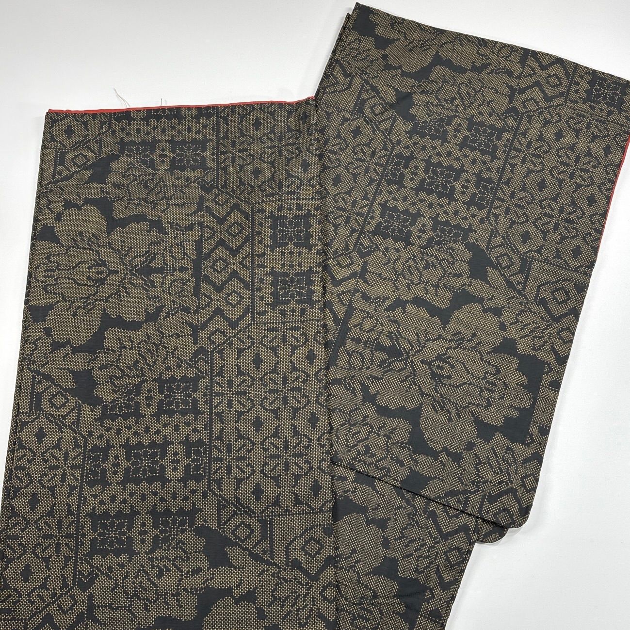  大島紬 正絹 着物 同梱 リメイク用 着付け 12131 紬 着物