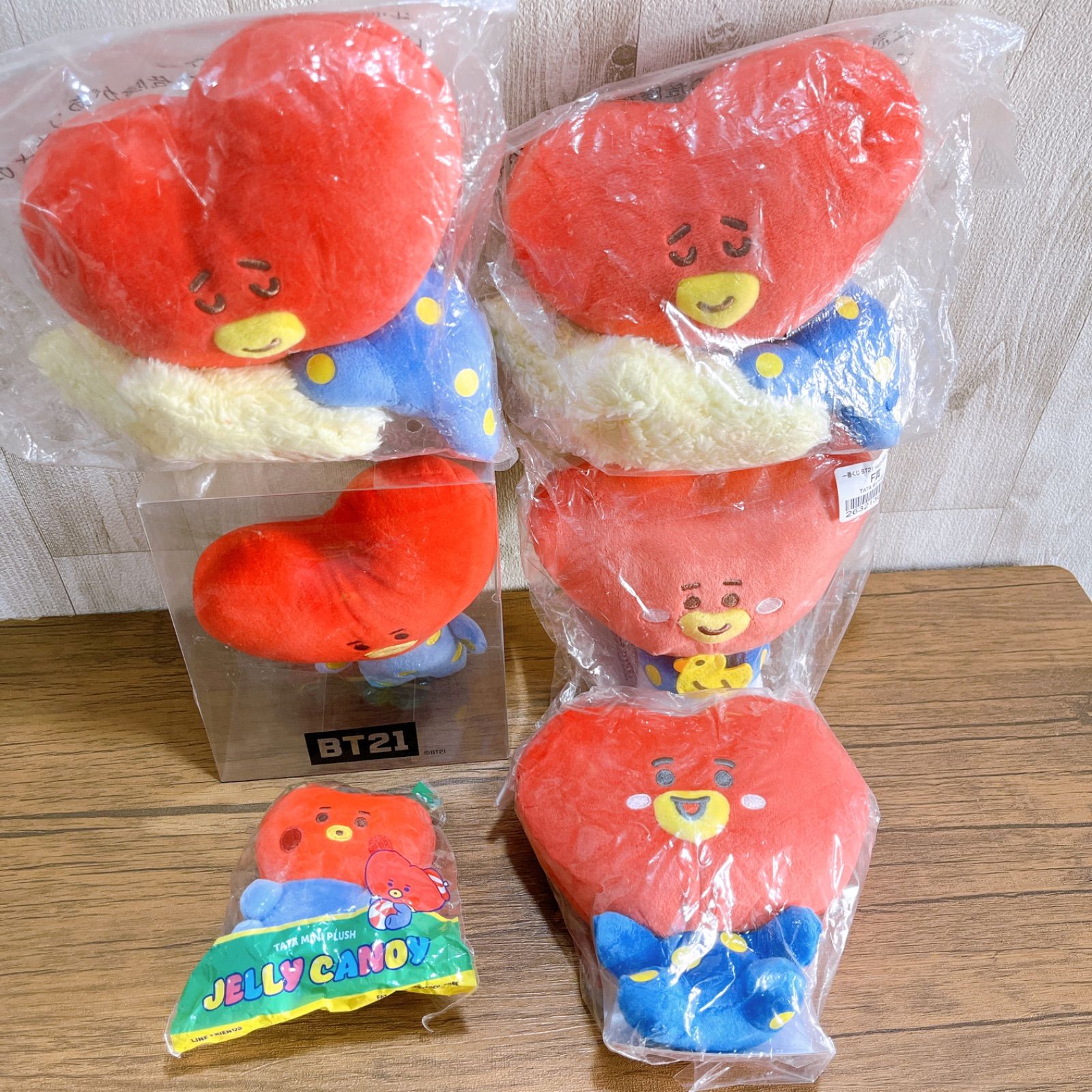 BT21 TATA ぬいぐるみ マスコット まとめ売り BT21 TATA ぬいぐるみ マスコット まとめ 6個セット - メルカリ