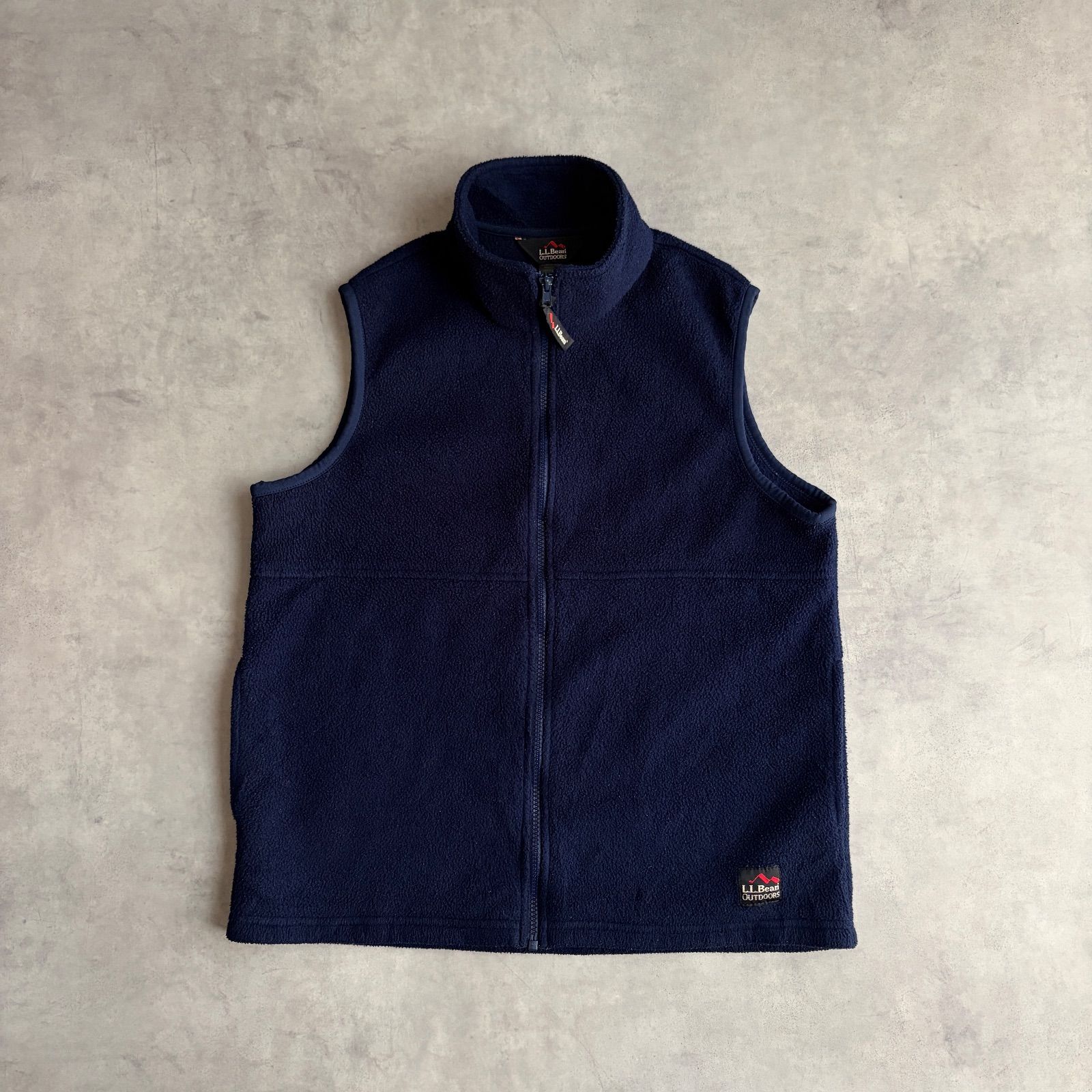 オフィシャルダイレクトストア L.L.Bean フリースベスト M ネイビー 