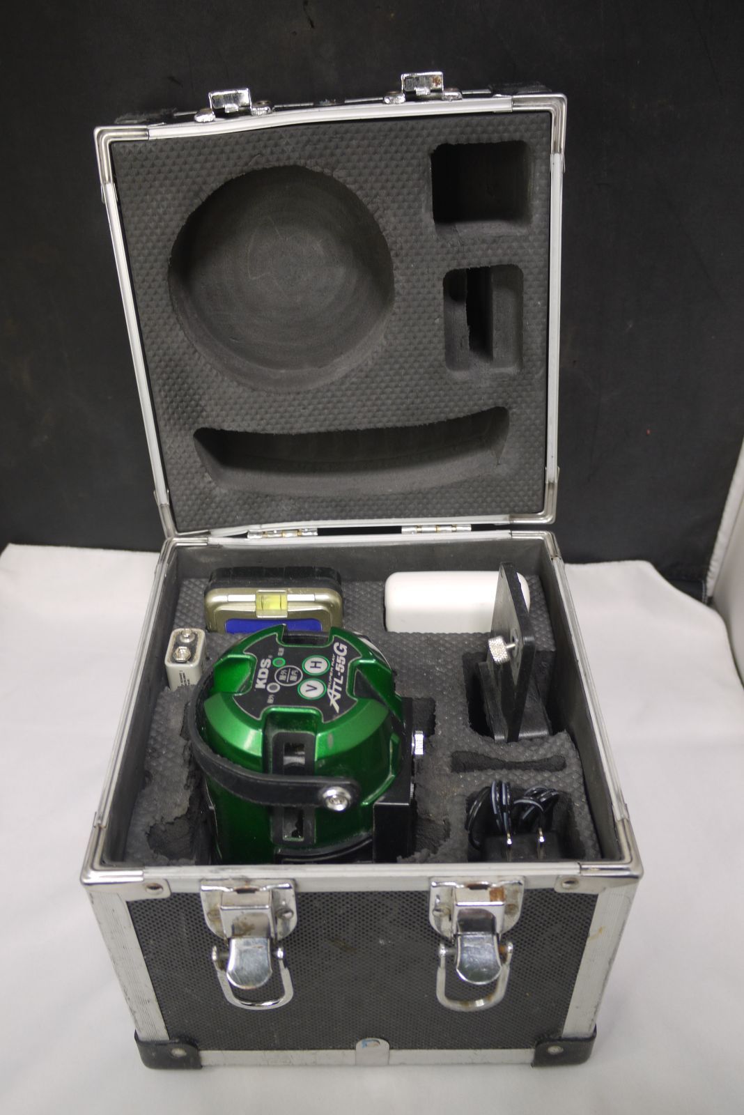 ムラテック KDS グリーンレーザー 墨出器 ATL-55 G 受光器 LRV-4 付き 未校正