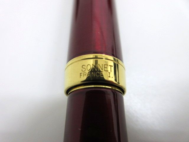パーカー ストア parker ソネット SONNET レッド系 万年筆 ペン先 18K
