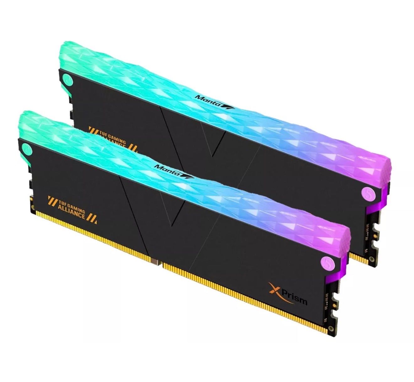 V-Color DDR5メモリ(16GB×2枚) V-Color TMXFL1672834KWK Manta XFinity RGB DDR5 288pin DDR5-7200