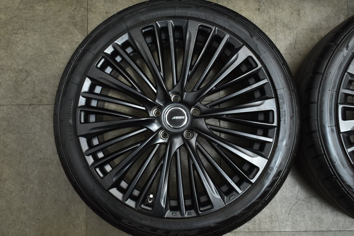 程度良好 MER 20 in 8 5 J 35 PCD 114 3 ニットー NT 555 G 2 245 40 R レクサスNX アルファード ヴェルファイア エルグランド デリカD