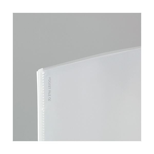 まとめ コクヨ ポストカードファイルα ノビータα A 4タテ 台紙 収容 透明 ラ NF 400 T 10冊