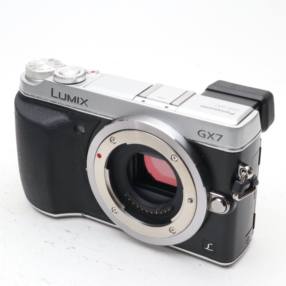 パナソニック ミラーレス一眼カメラ ルミックス GX 7 ボディ シルバー DMC S
