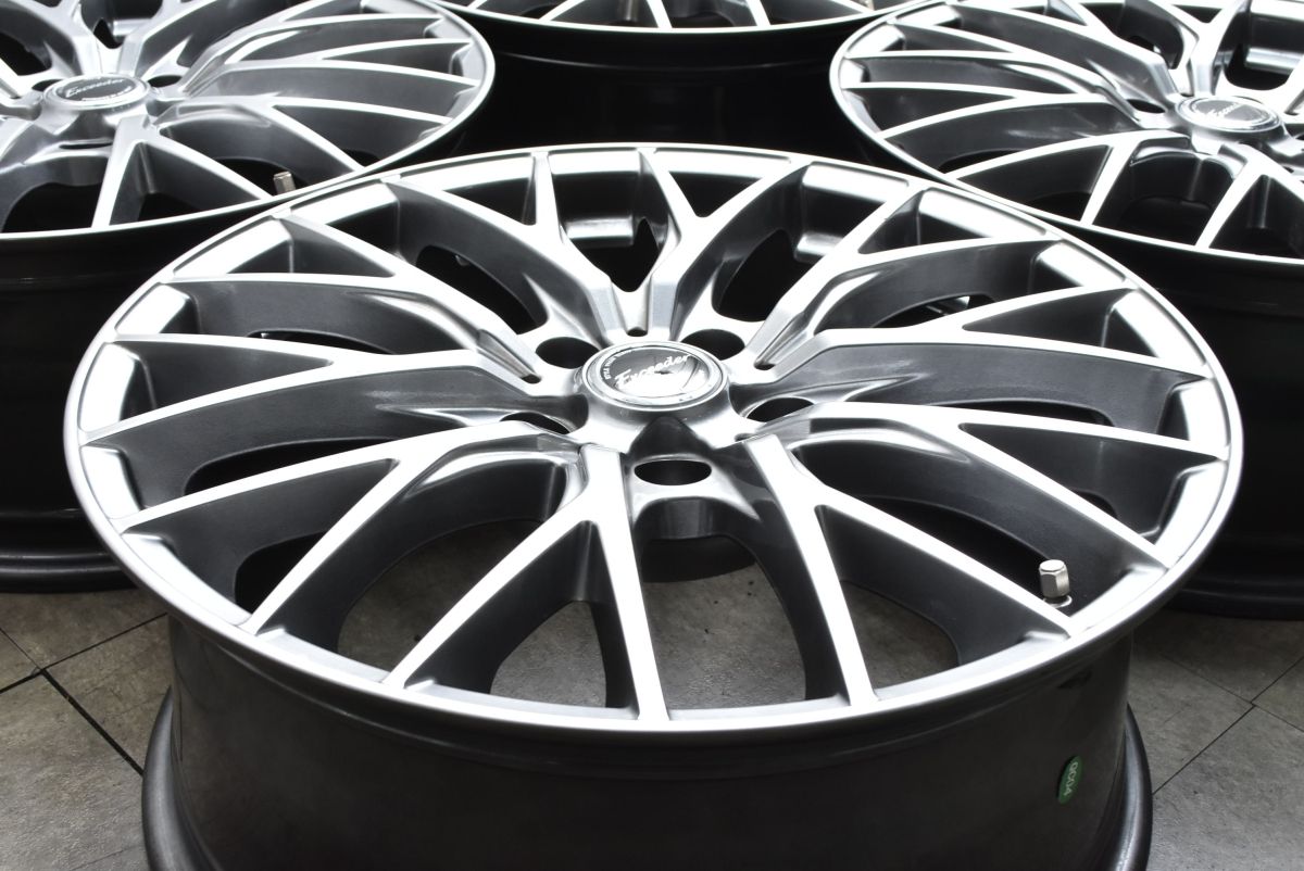 程度良好品 エクシーダー E 05 18 in 7 5 J 38 PCD 114 3 4本セット 交換用 スタッドレス用に インチアップ アルファード RAV 4 ハリアー