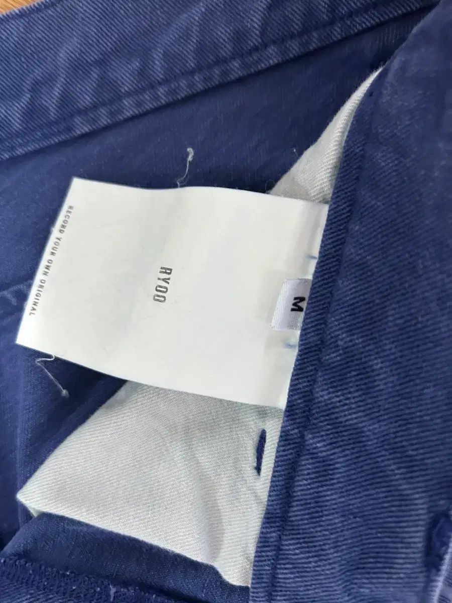 ryoo ペインターパンツ ブルー m サイズ