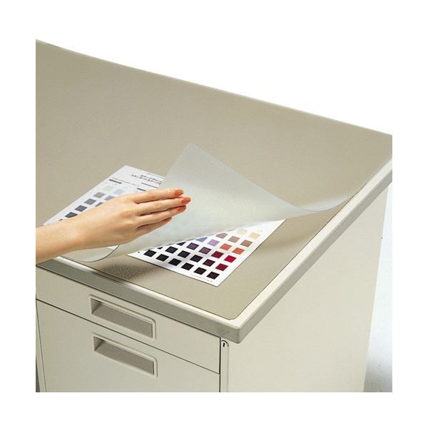 コクヨ デスクマット軟質 オレフィン ツヤ消し ダブル 下敷付 1047 622 mm マ 616 M