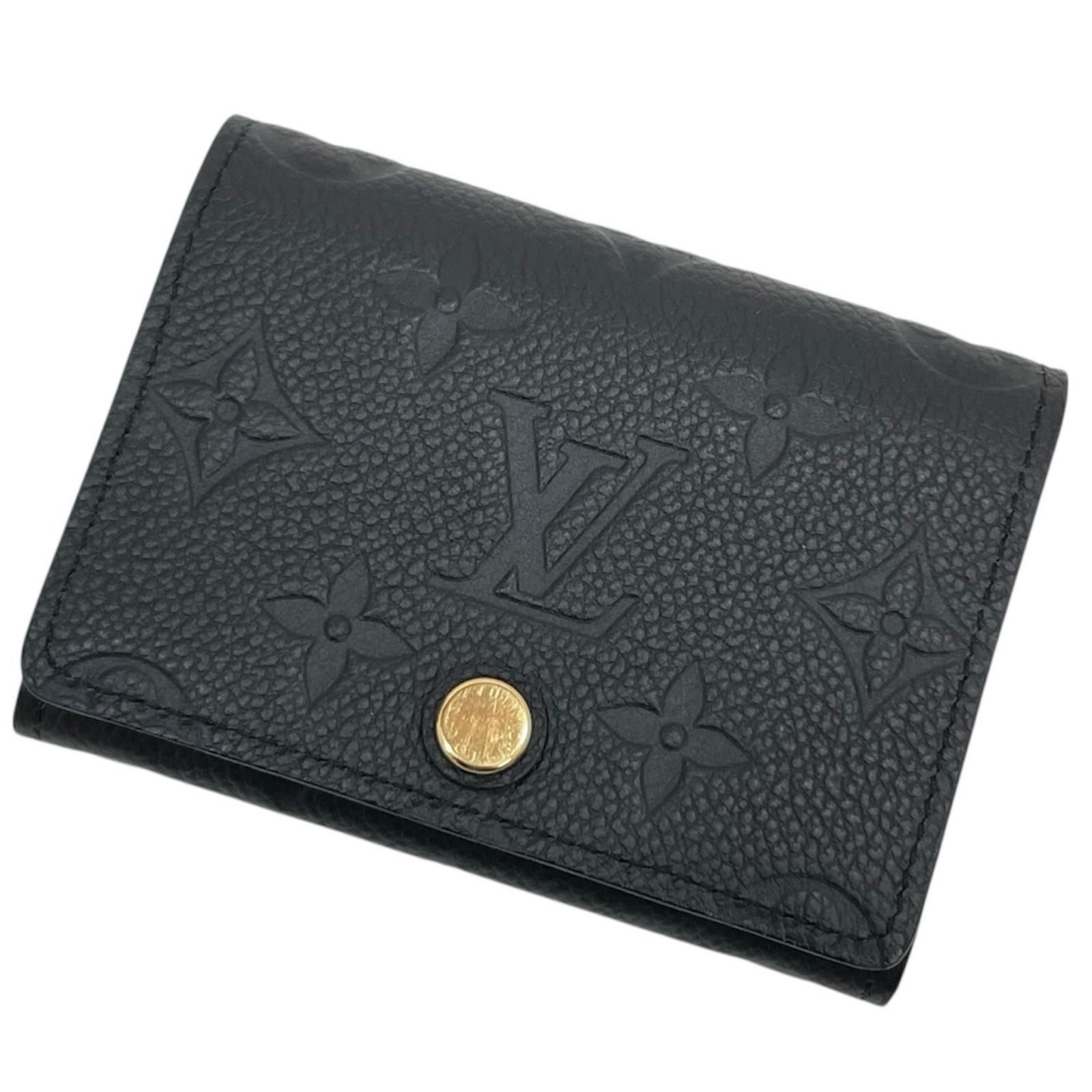 LOUIS VUITTON ルイ ヴィトン アンヴェロップ カルト ドゥ ヴィジット モノグラム アンプラント カードケース M 58456 ブラック