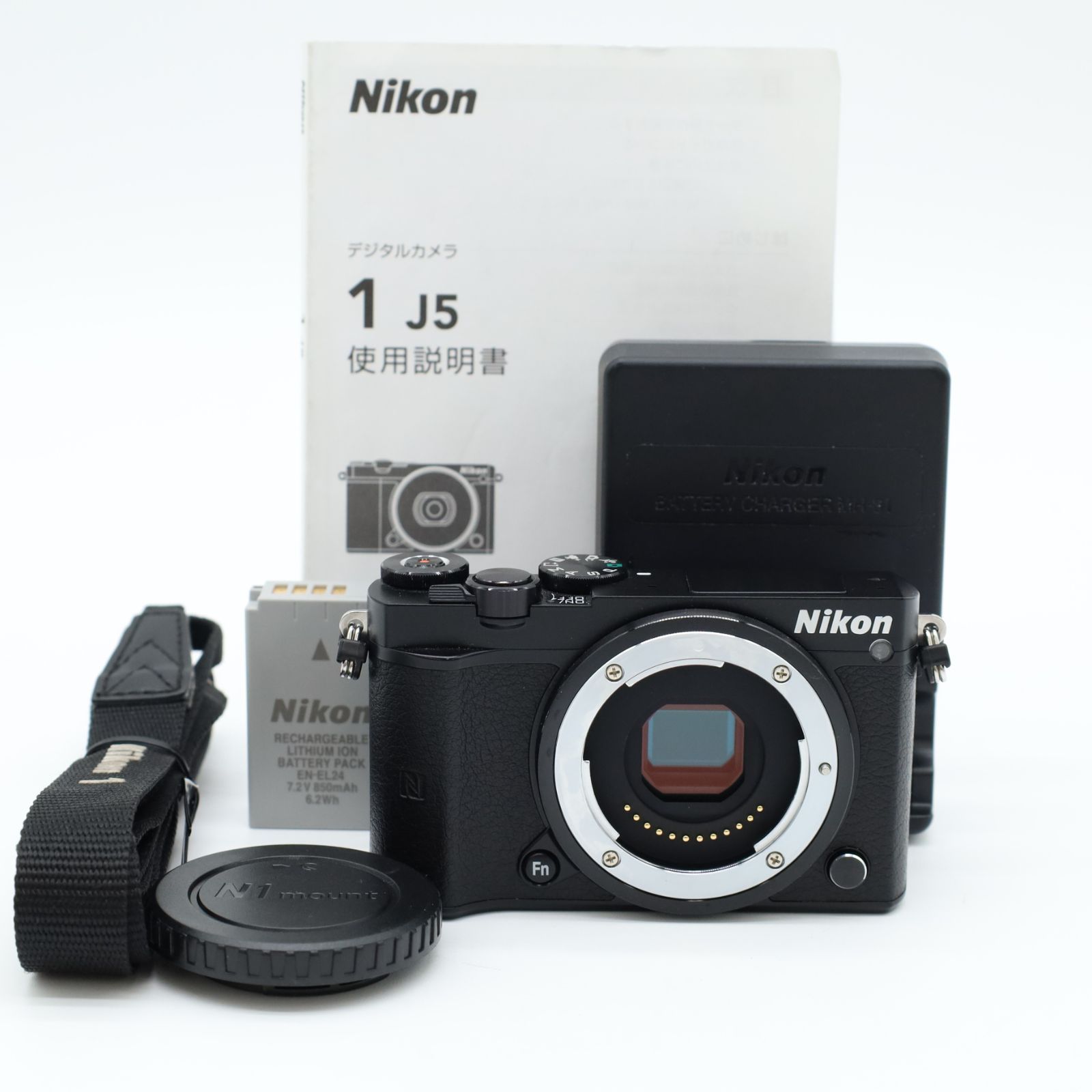 ショット数2348枚と極少!! □美品□ Nikon 1 J5 ボディ ブラック