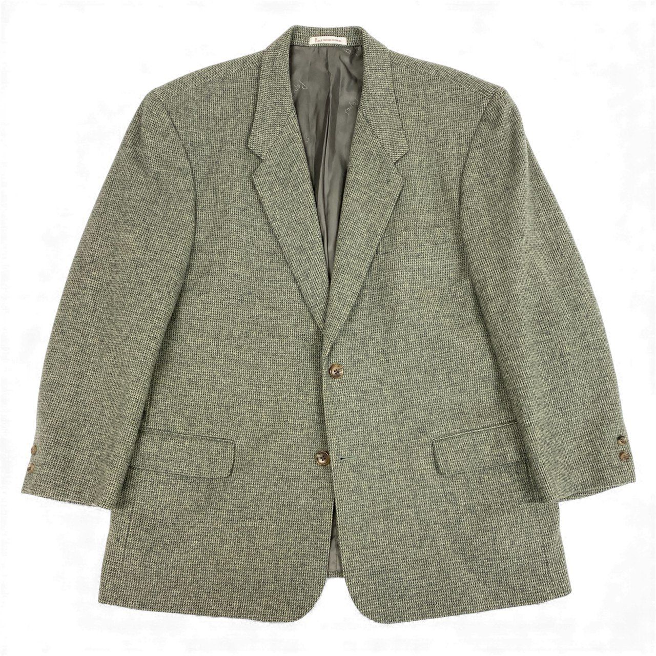 52L9 Papas パパス 英国 Joshua Ellis生地 ツイードジャケット