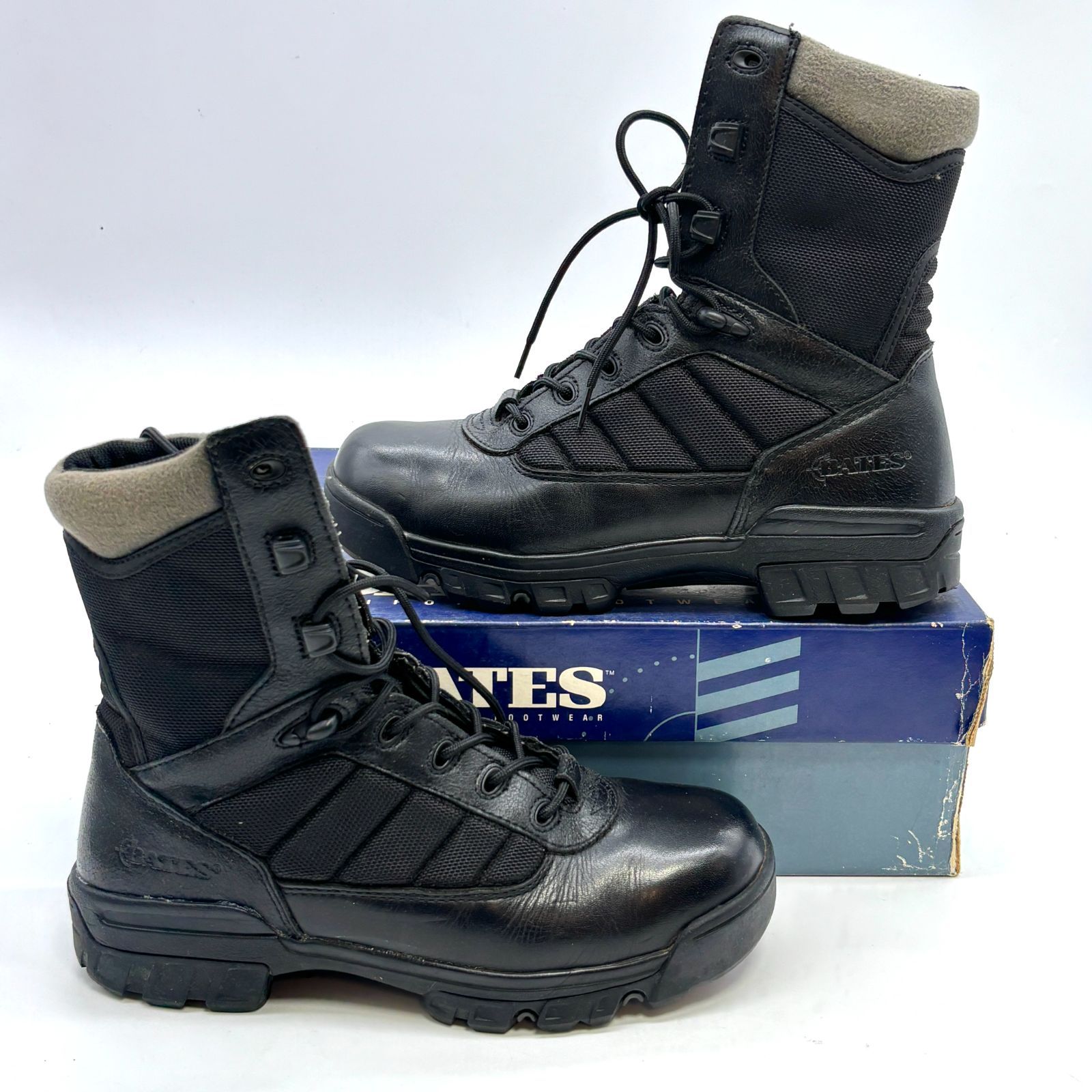 ベイツ BATES 8インチ タクティカルブーツ EW WIDTH US 7 約25 cm 黒 ブラック メンズ 男性