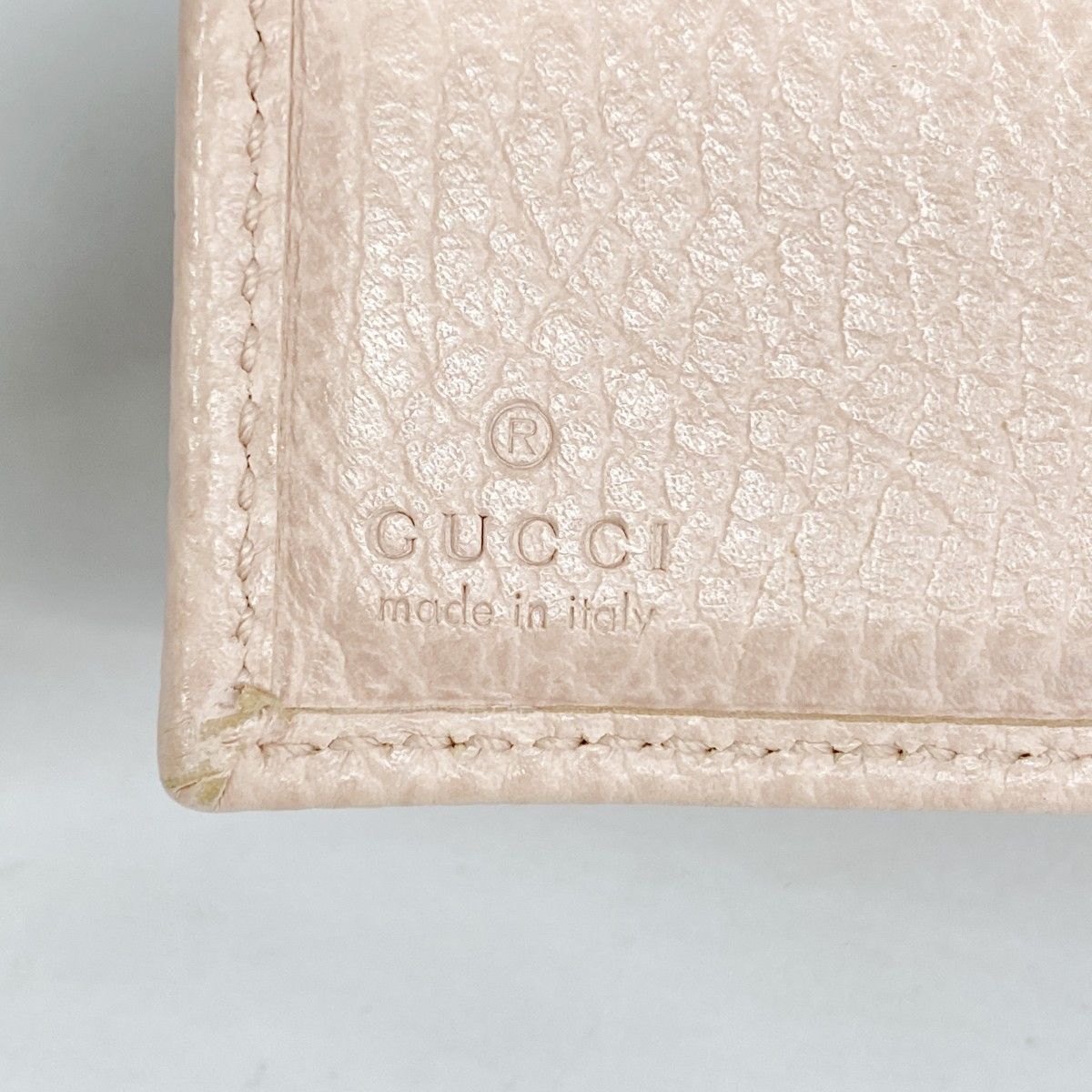グッチ 折り財布 マーモント GG柄 スプリーム レザー ゴールド金具 ピンク ☆SALE【5oe4940-r】グッチ 三つ折り財布 GGマーモント 474746 レザー