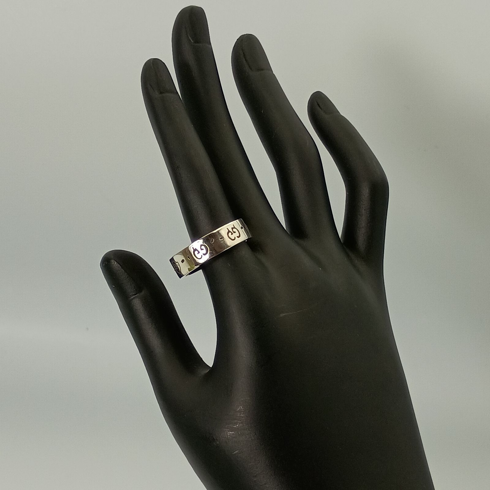 GUCCI グッチ ゴースト スカル リング 19号 メンズ 指輪 シルバー925