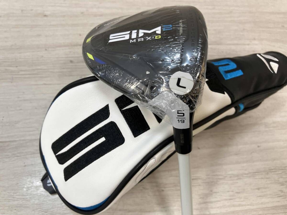 ヘッドカバー付き TaylorMade SIM 2 MAX D フェアウェイウッド 5番レディース 19° TENSEI TM 40 フレックスL
