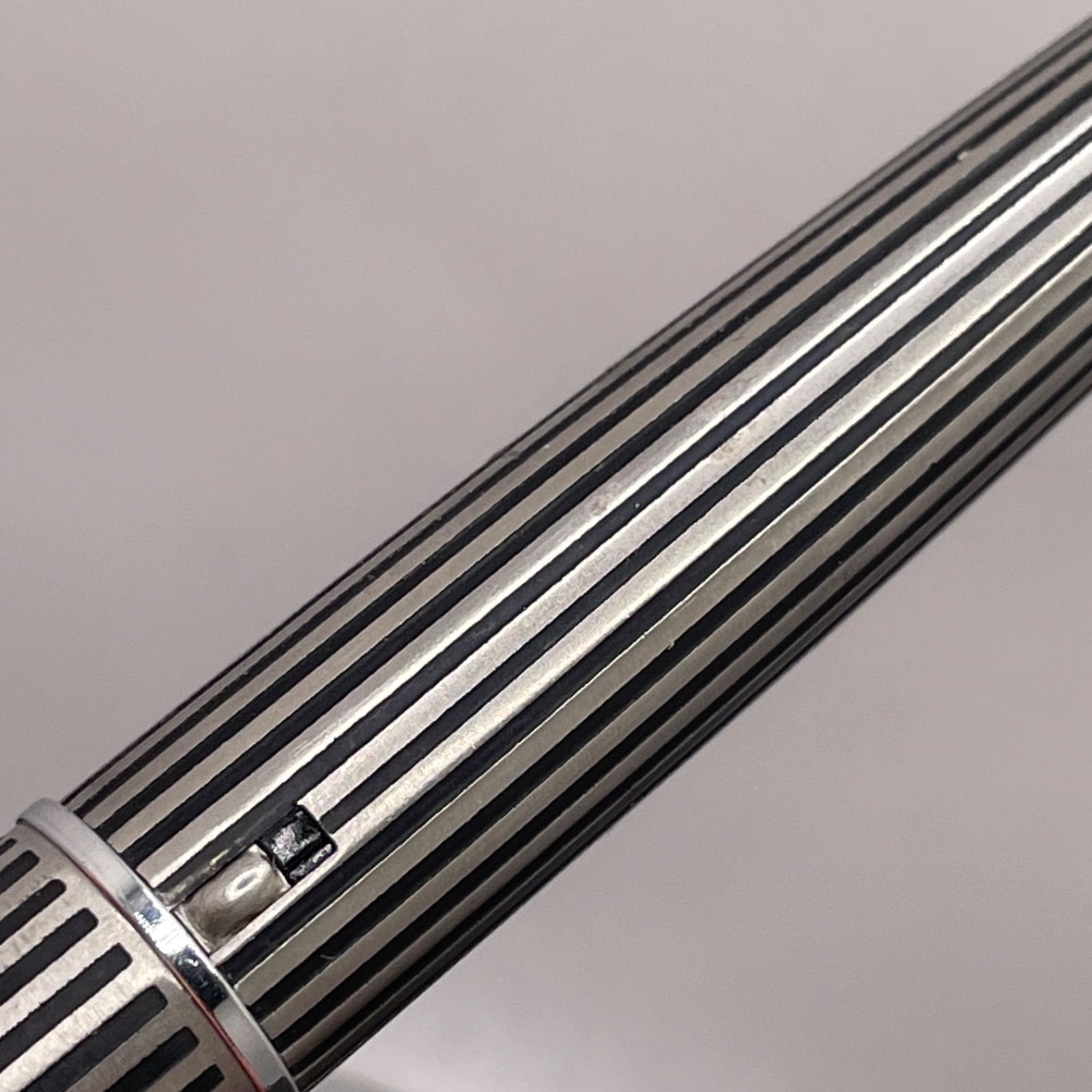  PE 1135□PILOT μ パイロット ミュー ストライプ 万年筆 瓜坊 短軸 蝕刻 万年筆 万年筆 インク