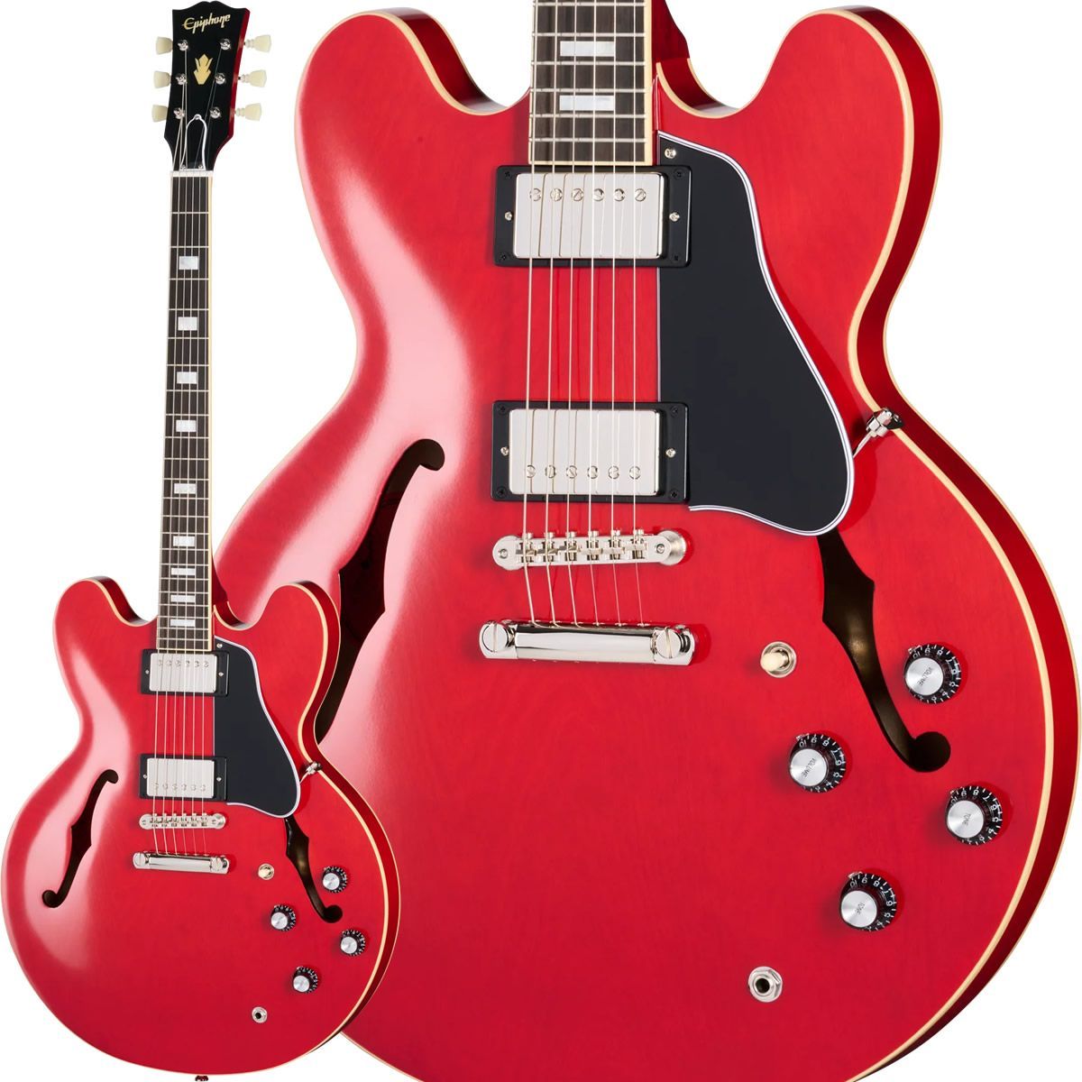 Epiphone Inspired by Gibson Custom 1962 ES 335 Reissue Sixties Cherry ギブソン ヘッド採用モデル