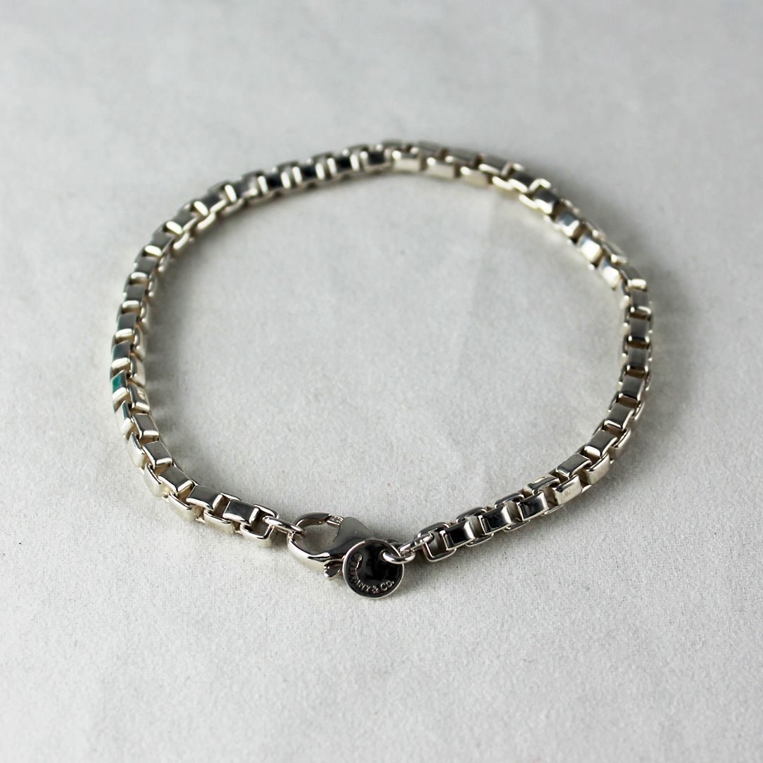 SA134 TIFFANY&Co. ベネチアン ブレスレット SV925 15.3g シルバー