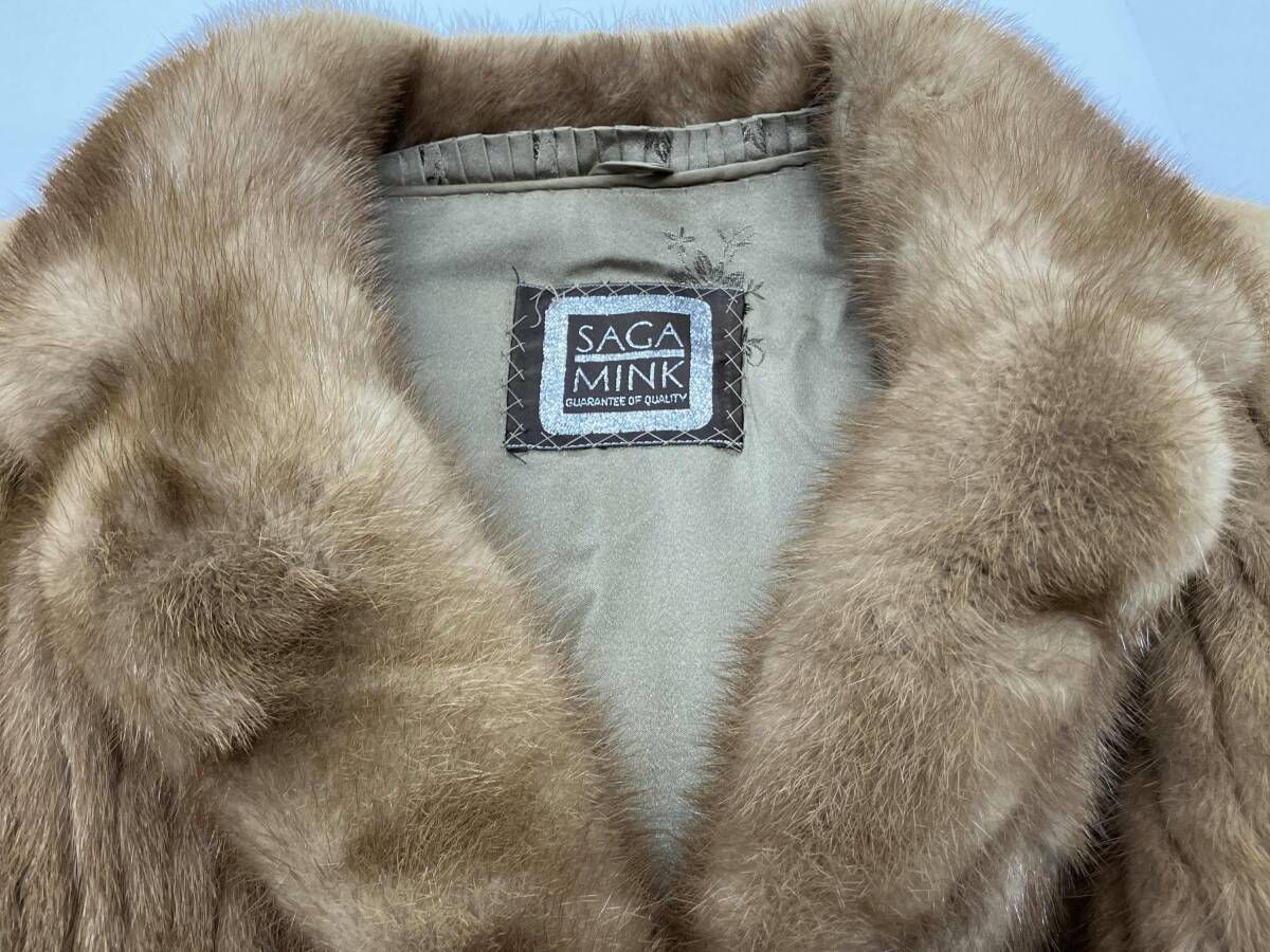 SAGA MINK ミンクファーコート サガミンク ブラウン size11 - メルカリ
