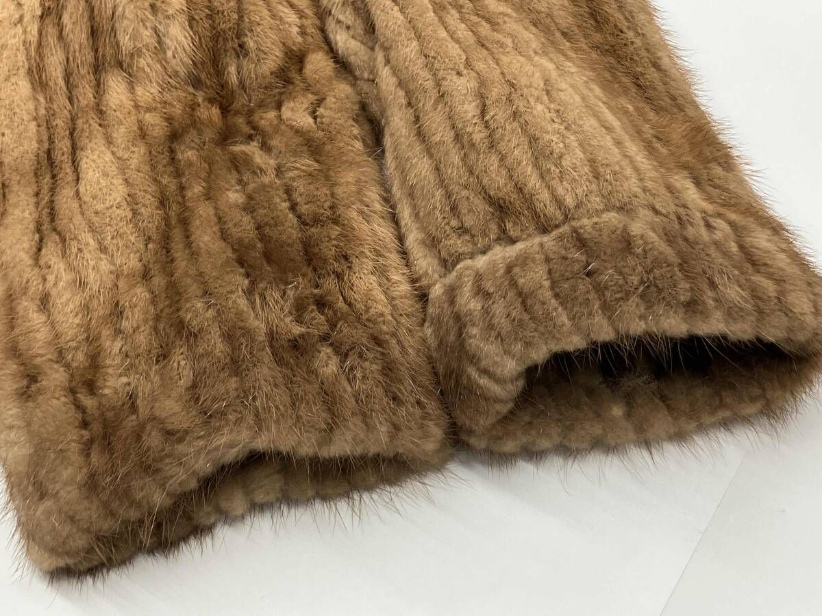 SAGA MINK ミンクファーコート サガミンク ブラウン size11 - メルカリ