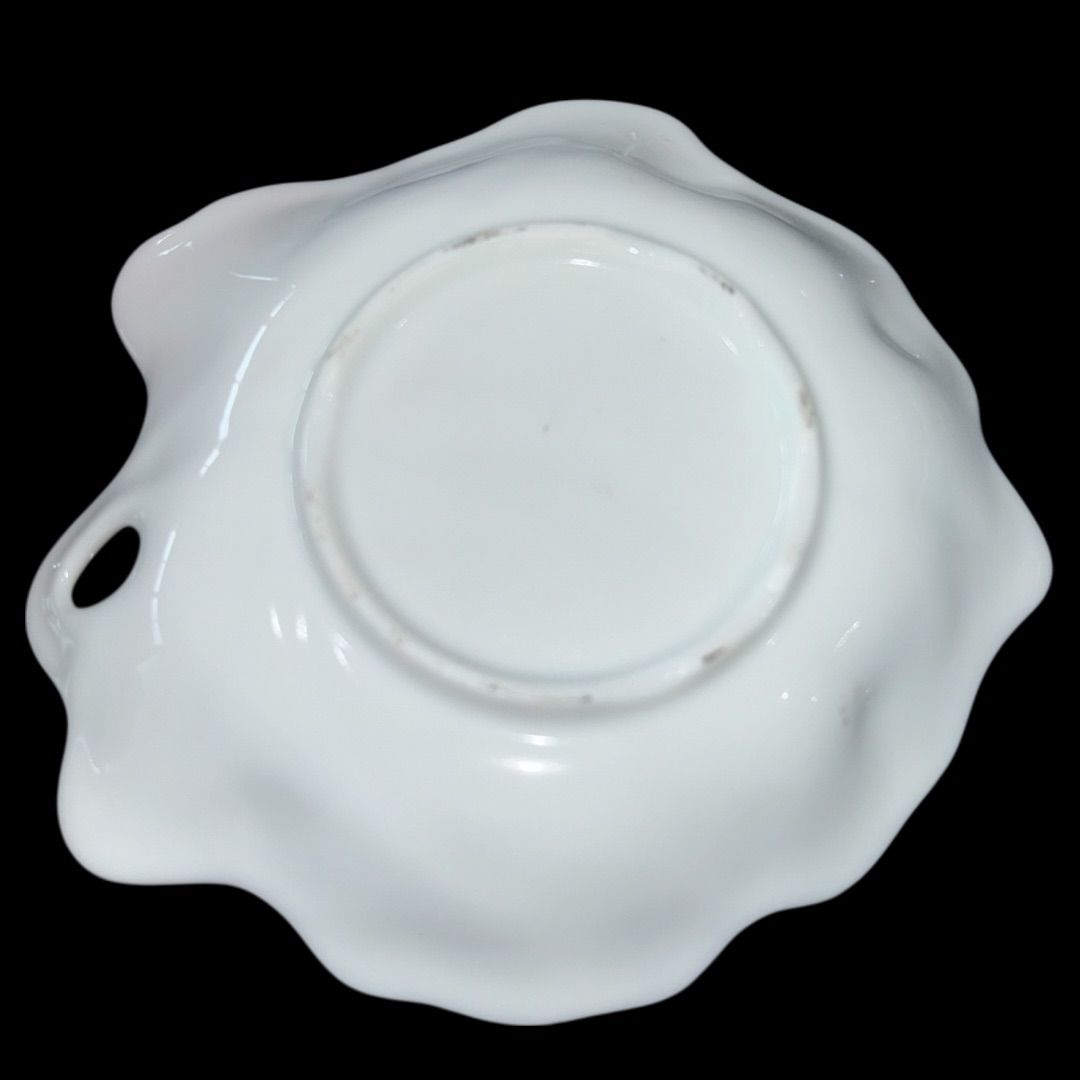 Shoei China 葉 プレート 5客セット 葉皿 白磁 アンティーク 骨董 和食器