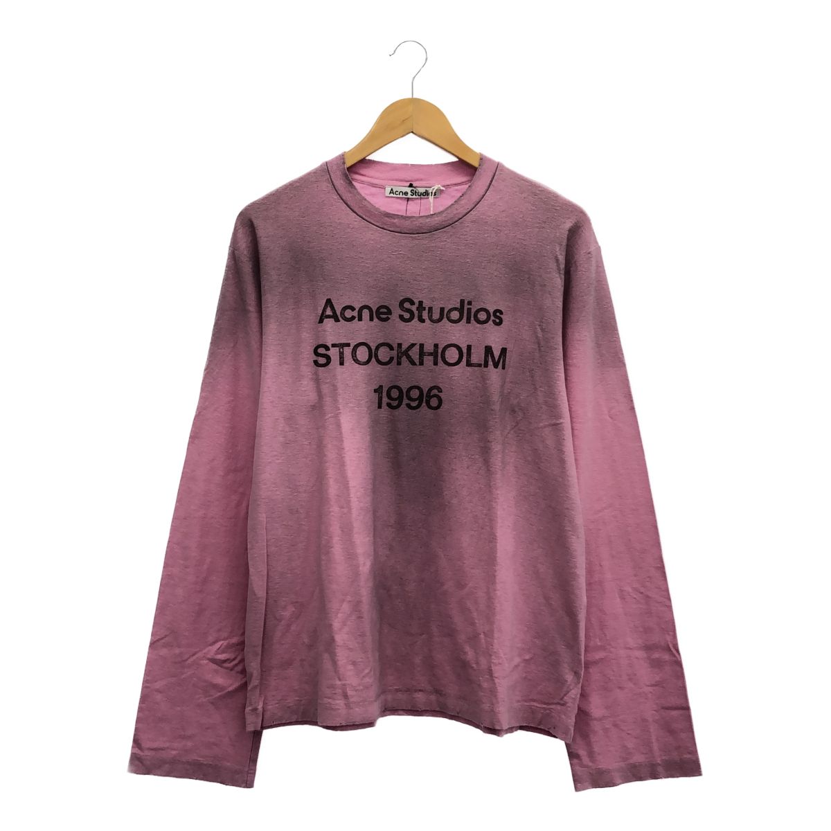 Acne Studios アクネストゥディオズ サイズXS 24 SS Logo t-shirt Relaxed candy pink FN-UX-