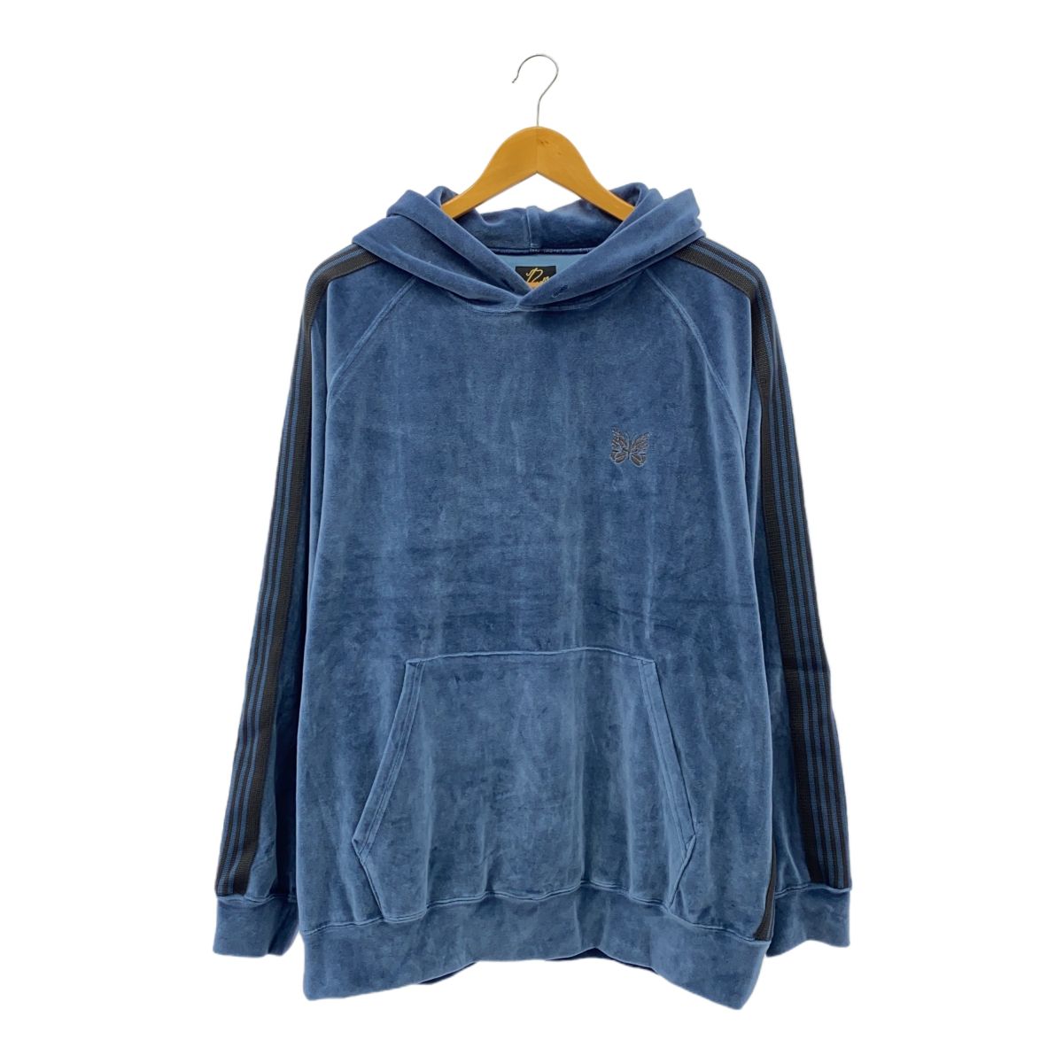Needles ニードルズ サイズXL TRACK HOODY C PE VELOUR NS 252 定価28 600円 トラック フーディ パーカー メンズ