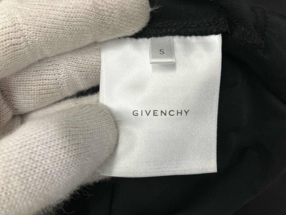 ジバンシィ レイヤードTシャツ ロゴT CLASSIC FIT ブラック Sサイズ 七分 長袖カットソー トップス メンズ