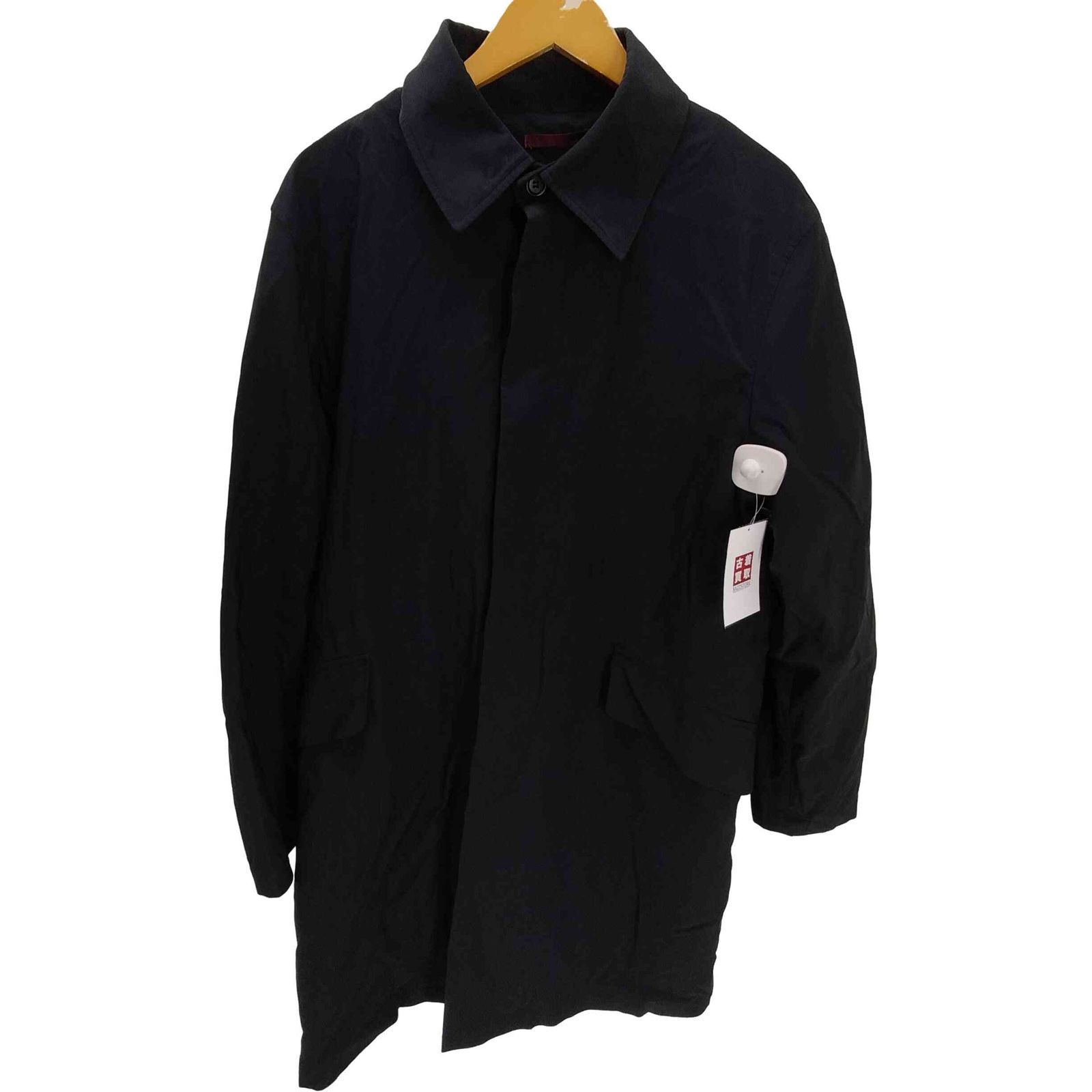 ポールスミスロンドン Paul Smith LONDON Thinsulate Liner Balmacaan Coat 裏地キルティング シンサレート ライナー付き 比翼 バルマカーン ステンカラー コート メンズ import L