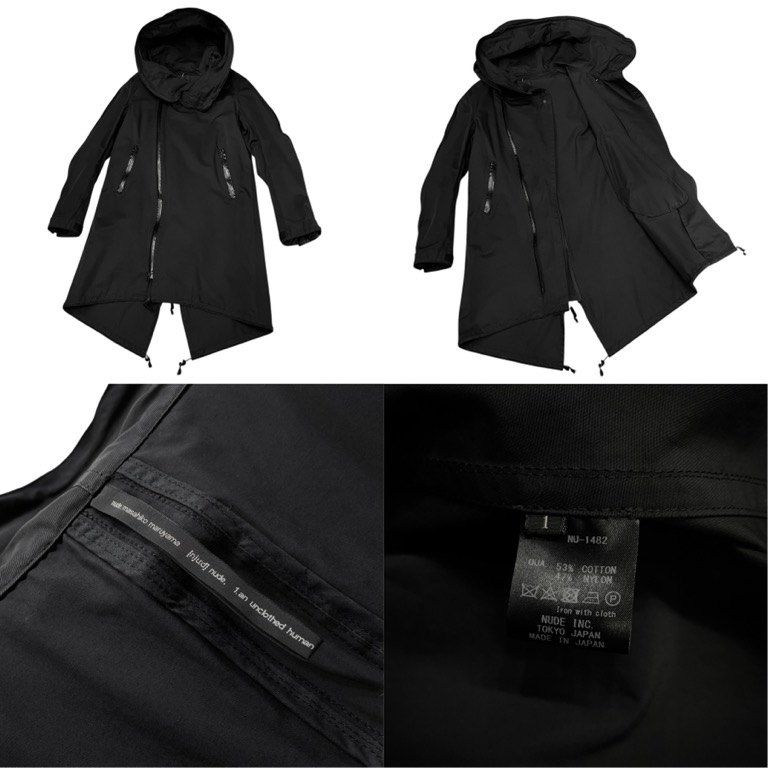 nude:masahiko maruyama 21AW WATER REPELLENT Military Coat コットン