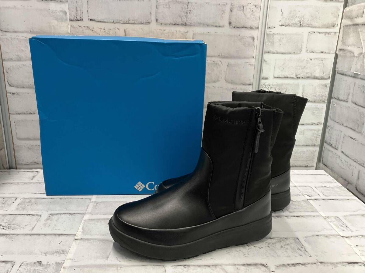 Columbia SAPLAND III DIVA side zip WP 25 cm サイドゴアブーツ ブラック コロンビア スノーブーツ サップランド YL 8933 010