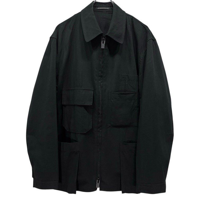 Y's for men 25SS FASTENER BLOUSON WITH COTTON LINEN UNEVEN YARN ファスナーブルゾン ジップジャケット Yohji Yamamoto Y's for men 25SS FASTENER BLOUSON WITH COTTON LINEN UNEVEN YARN