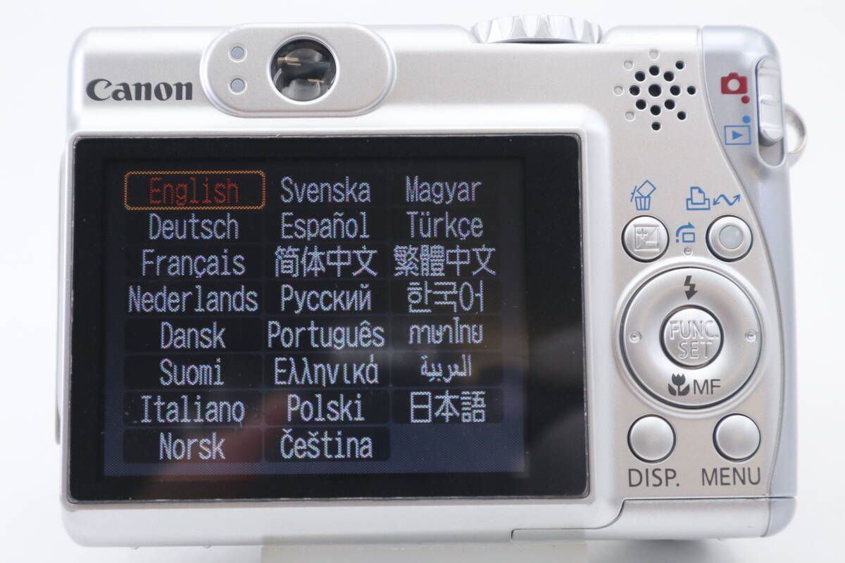【動作品】Canon PowerShot A540 コンパクト デジタルカメラ PowerShot A540 - Canon Camera Museum