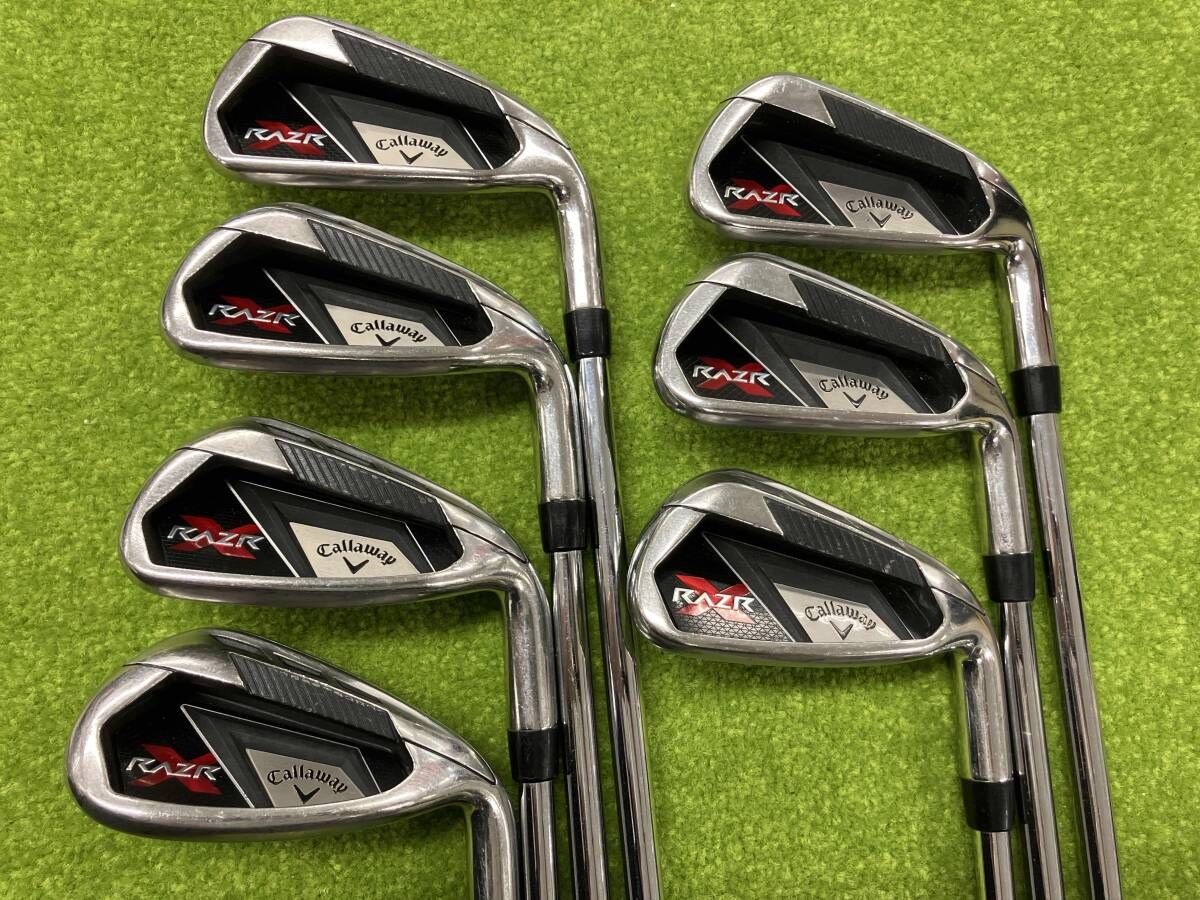 キャロウェイ callway RAZR X アイアン7本セット 5 6 7 8 9 P S