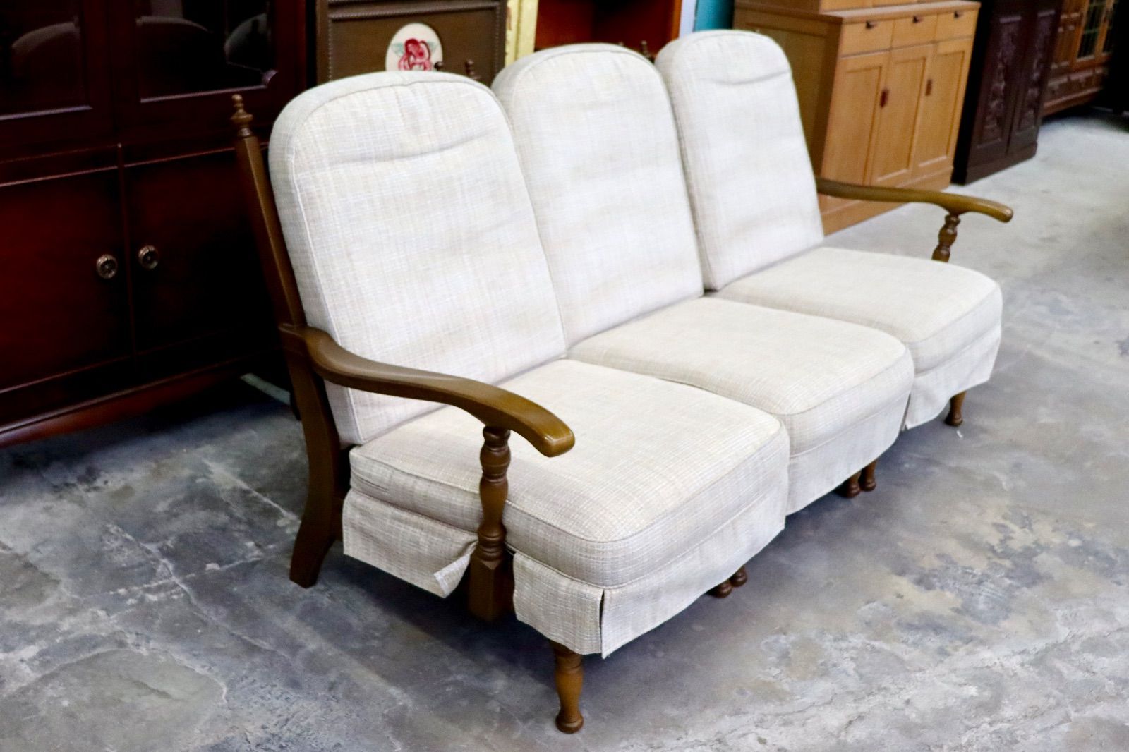 GMIH316○飛騨産業 / HIDA キツツキ 穂高 3人掛けソファ トリプル