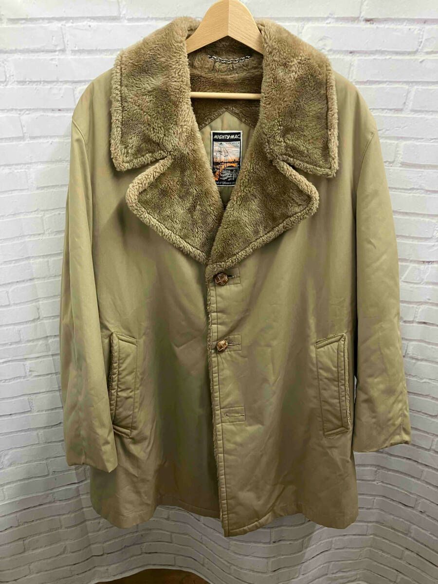 MIGHTY MAC マイティーマック 70s ギャングコート 裏ボア USA製 古着